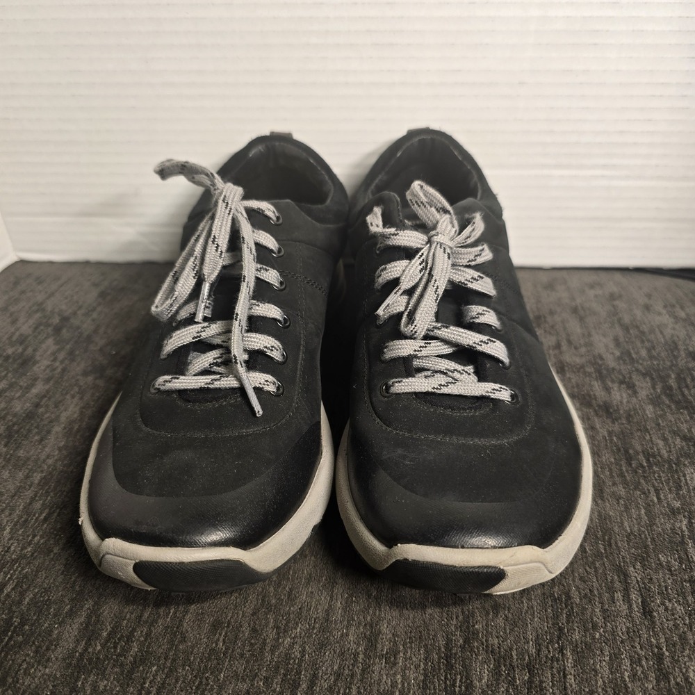 Clarks Unstructured Wavewalk Wave Black Waterproof Sneakers Shoes Womens 7.5